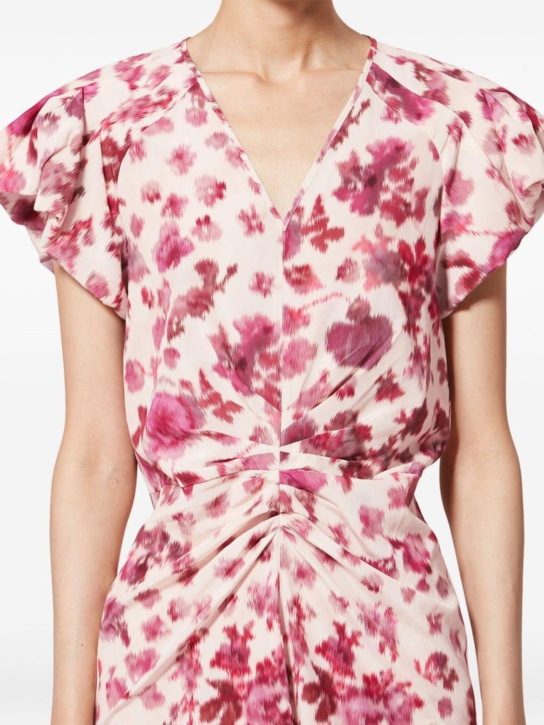 terenae printed long dress by Selfnex