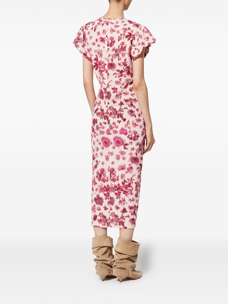terenae printed long dress by Selfnex