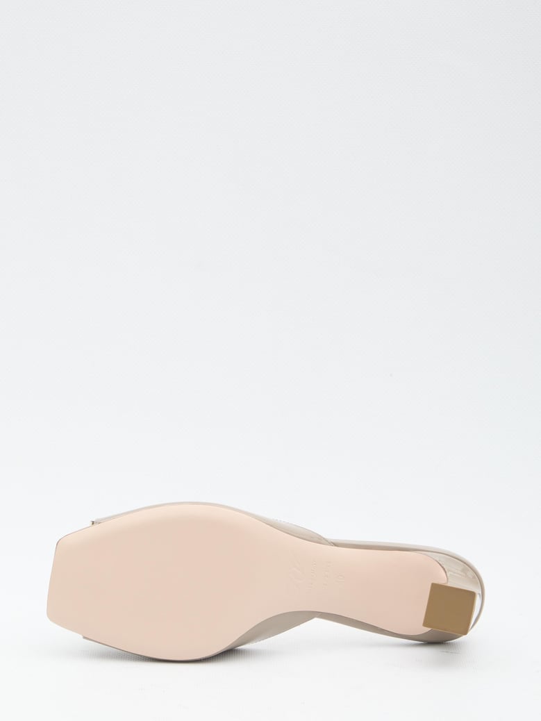 trompette metal mules by Selfnex