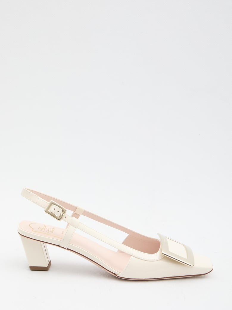 belle vivier slingback pumps by Selfnex