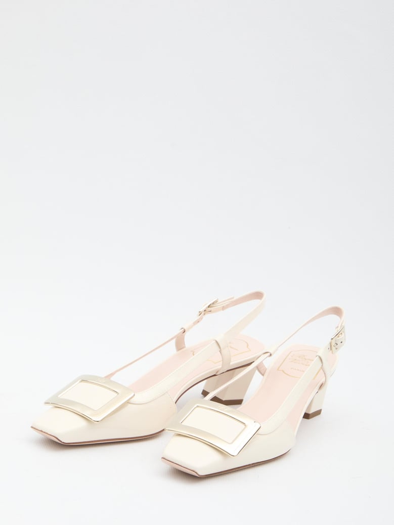 belle vivier slingback pumps by Selfnex