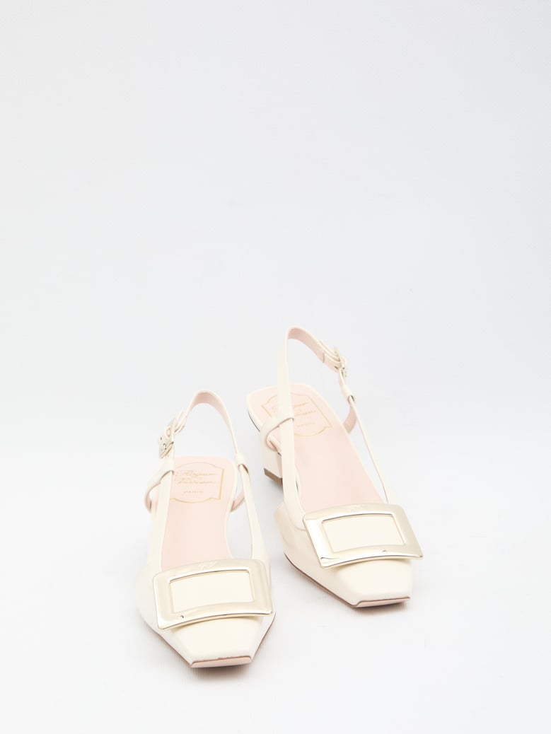 belle vivier slingback pumps by Selfnex