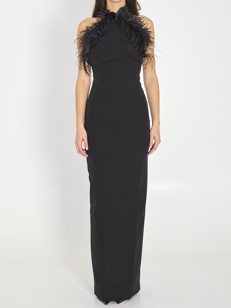 black maxi dress by Selfnex