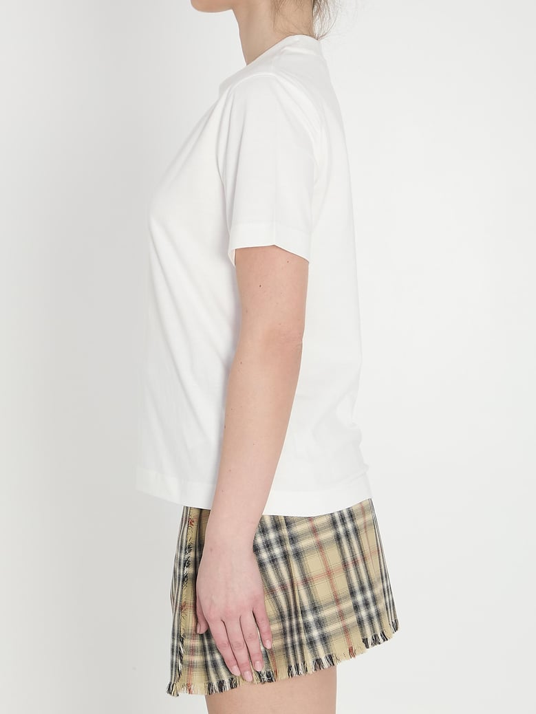 check cotton t-shirt by Selfnex