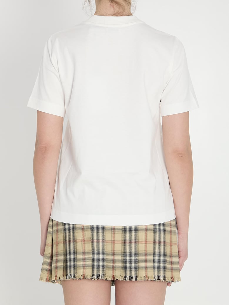 check cotton t-shirt by Selfnex