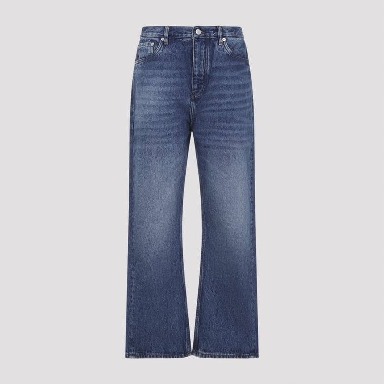 denjo wide leg forward seam pant by Selfnex