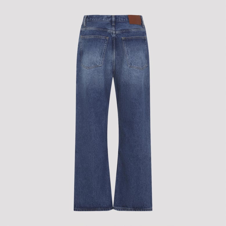 denjo wide leg forward seam pant by Selfnex