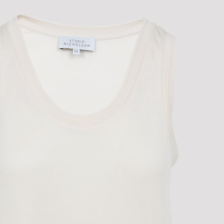 votan scoop neck vest by Selfnex