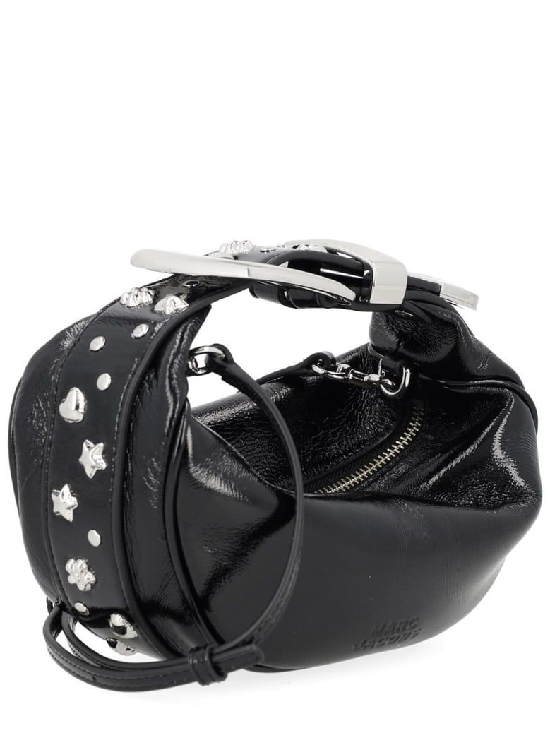 black lambleather handbag by Selfnex