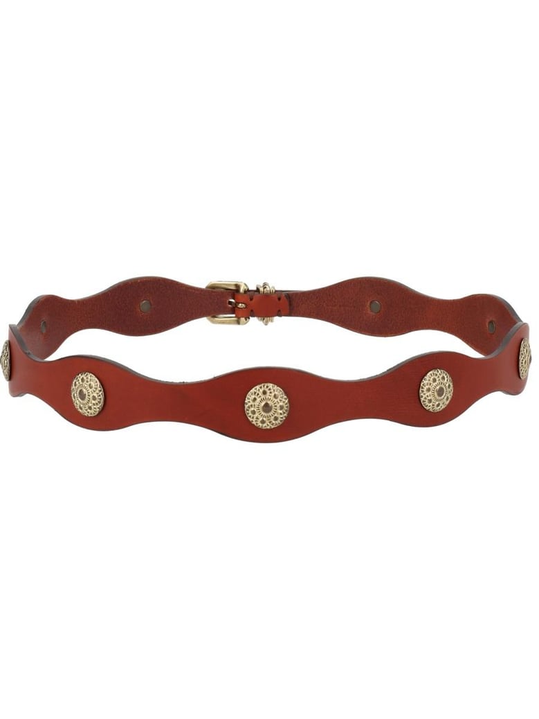 brown leather italian belt by Selfnex