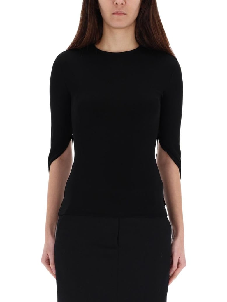 draped back top by Selfnex