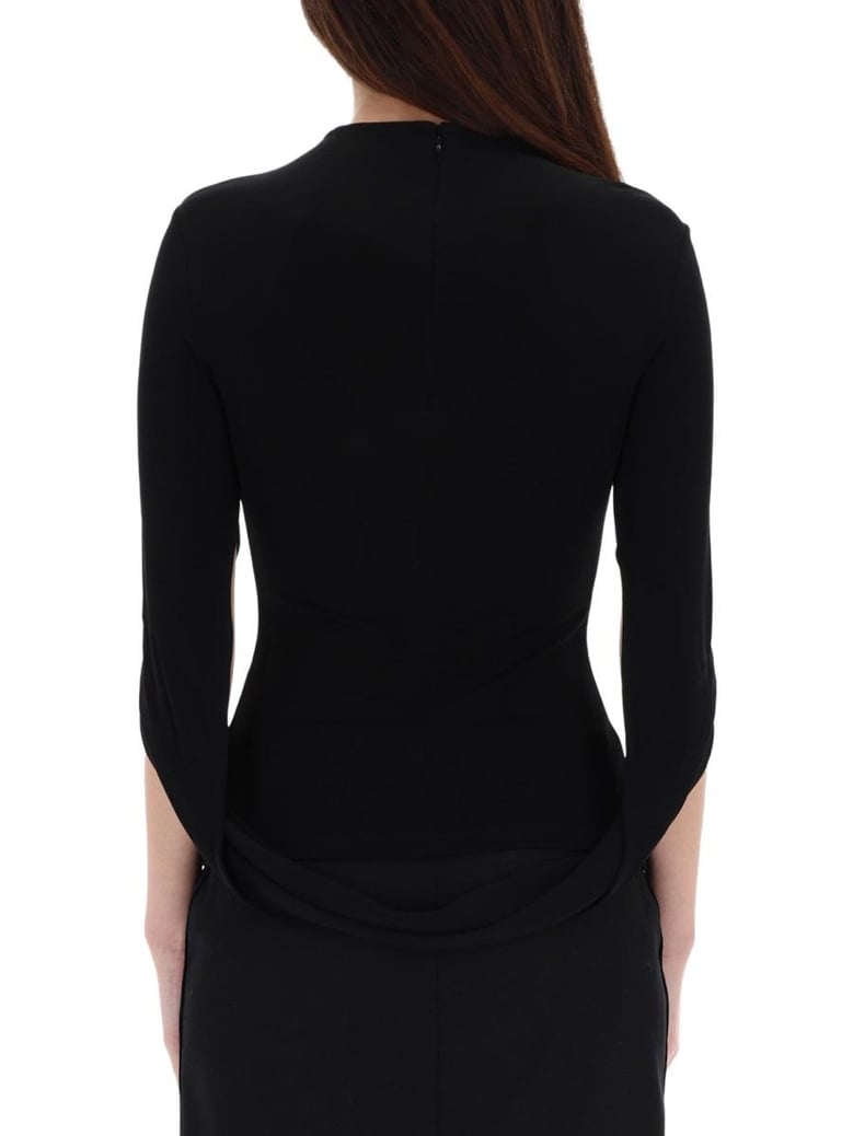 draped back top by Selfnex