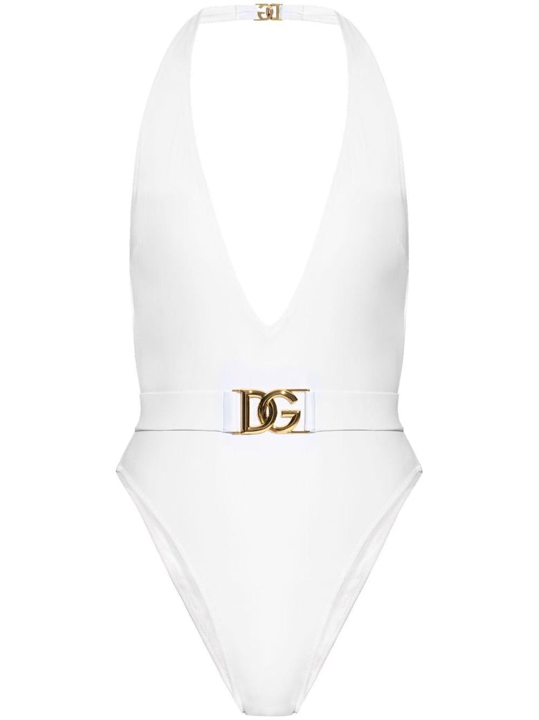 white polyamide swimwear by Selfnex