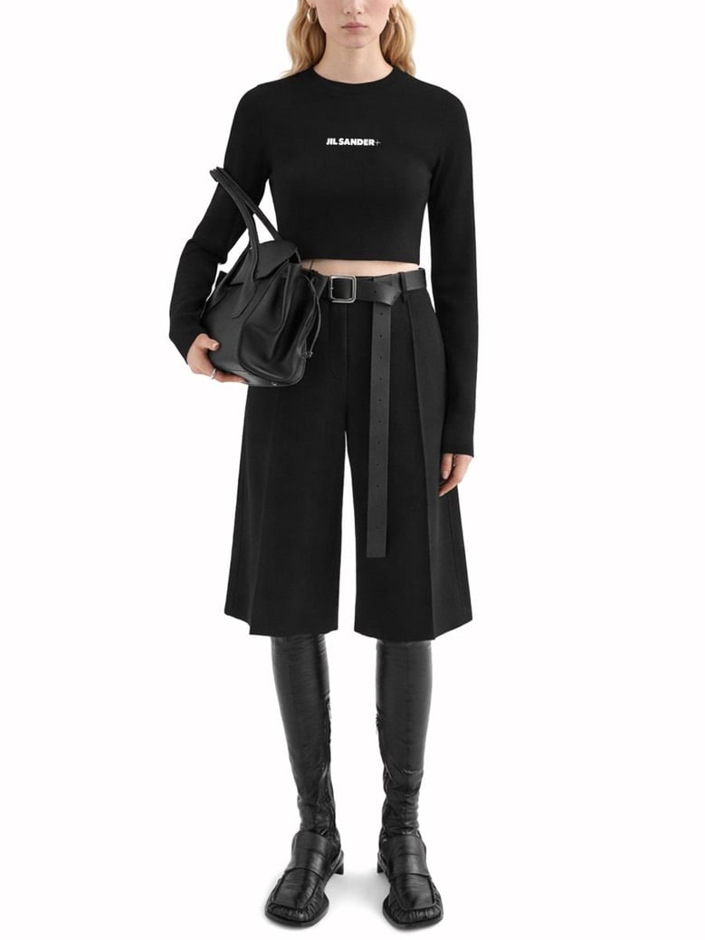 cropped top with logo by Selfnex