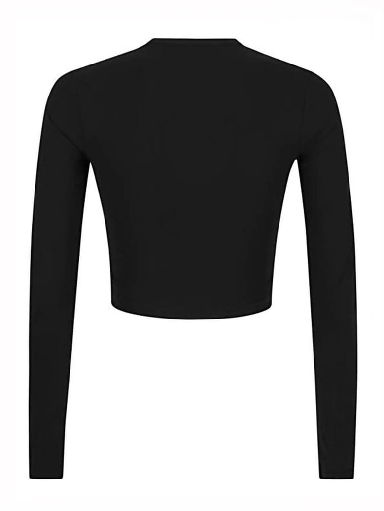 cropped top with logo by Selfnex