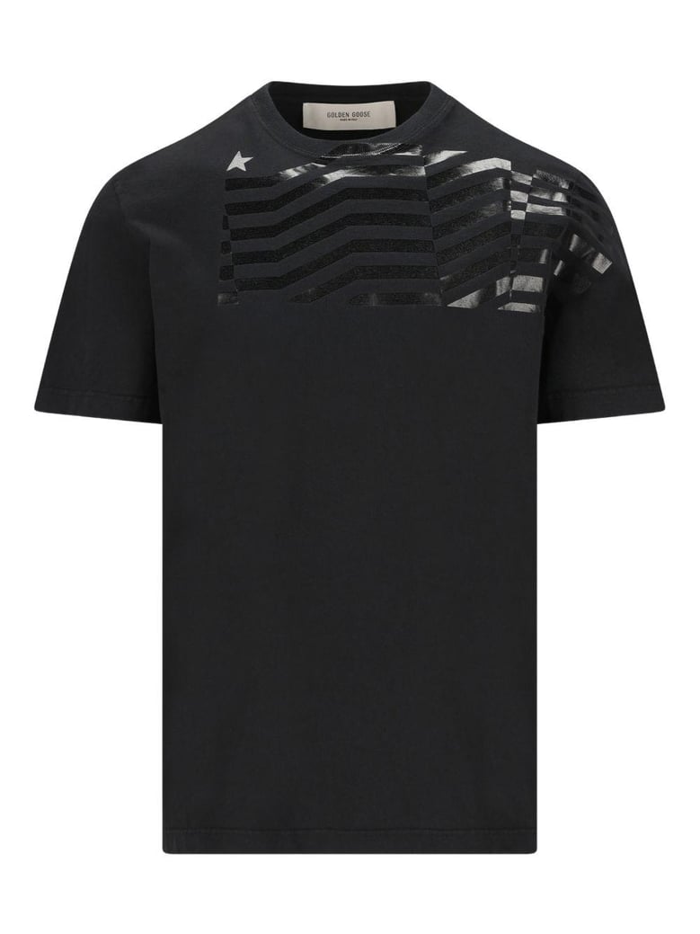 tshirt with flag print by Selfnex