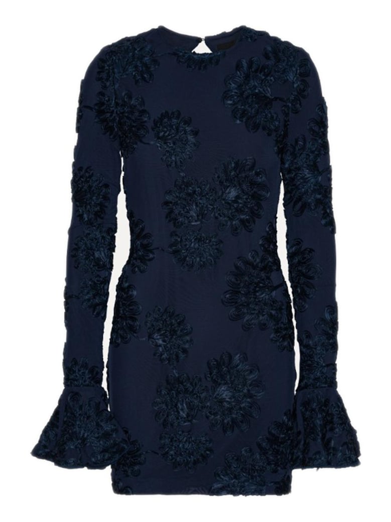 3d mesh mini dress by Selfnex