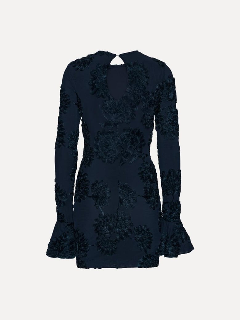 3d mesh mini dress by Selfnex