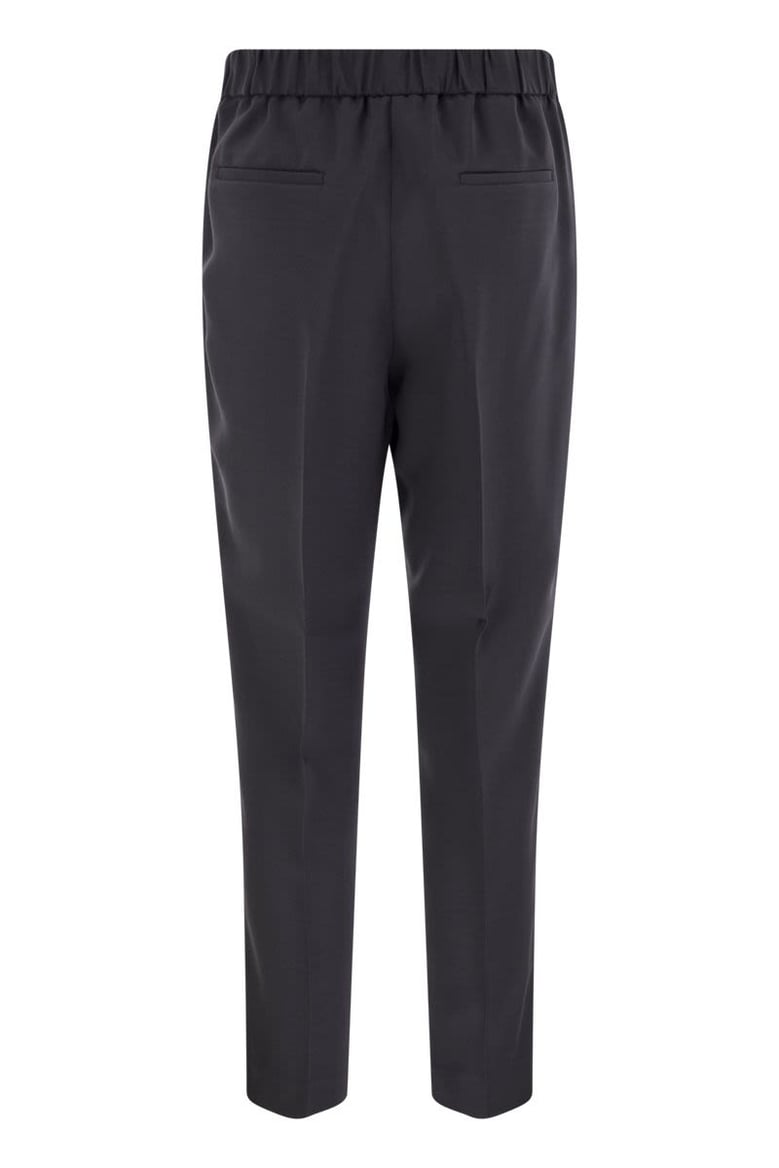 soft pants made of stretch viscose technical canvas by Selfnex