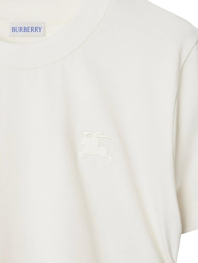 t-shirt with check finishes by Selfnex