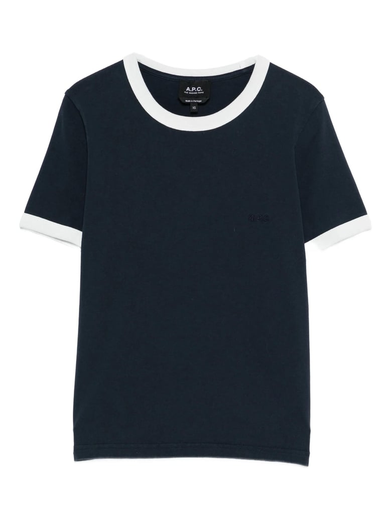 contrasting-trims t-shirt by Selfnex