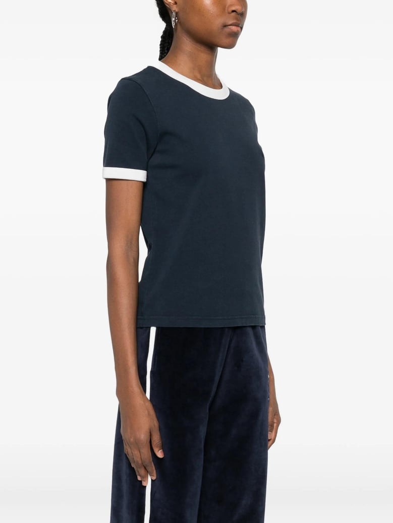 contrasting-trims t-shirt by Selfnex