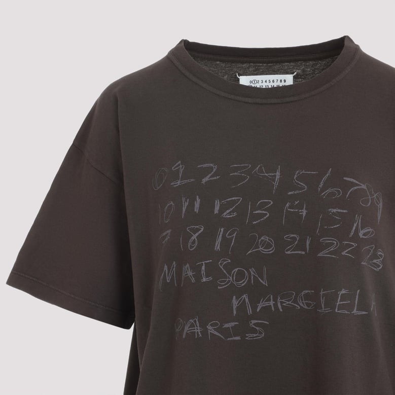 numerical cotton t-shirt by Selfnex