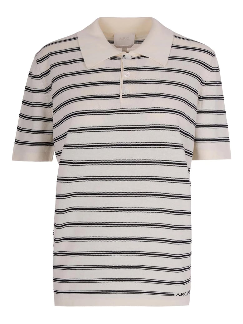 striped polo shirt by Selfnex