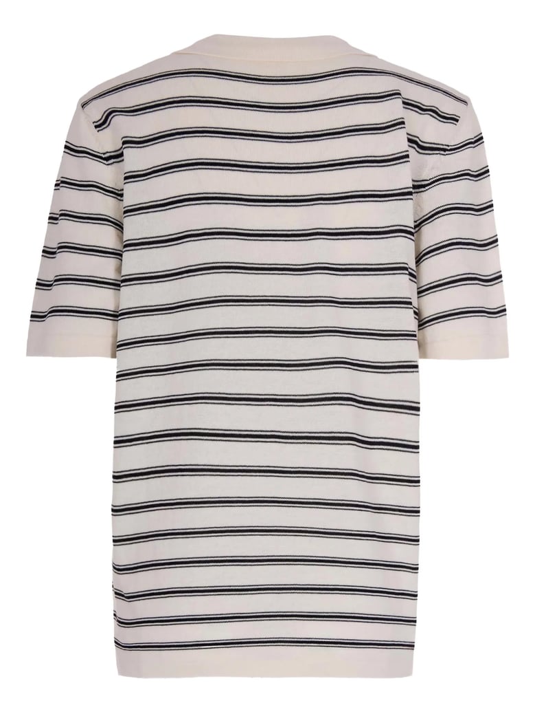striped polo shirt by Selfnex