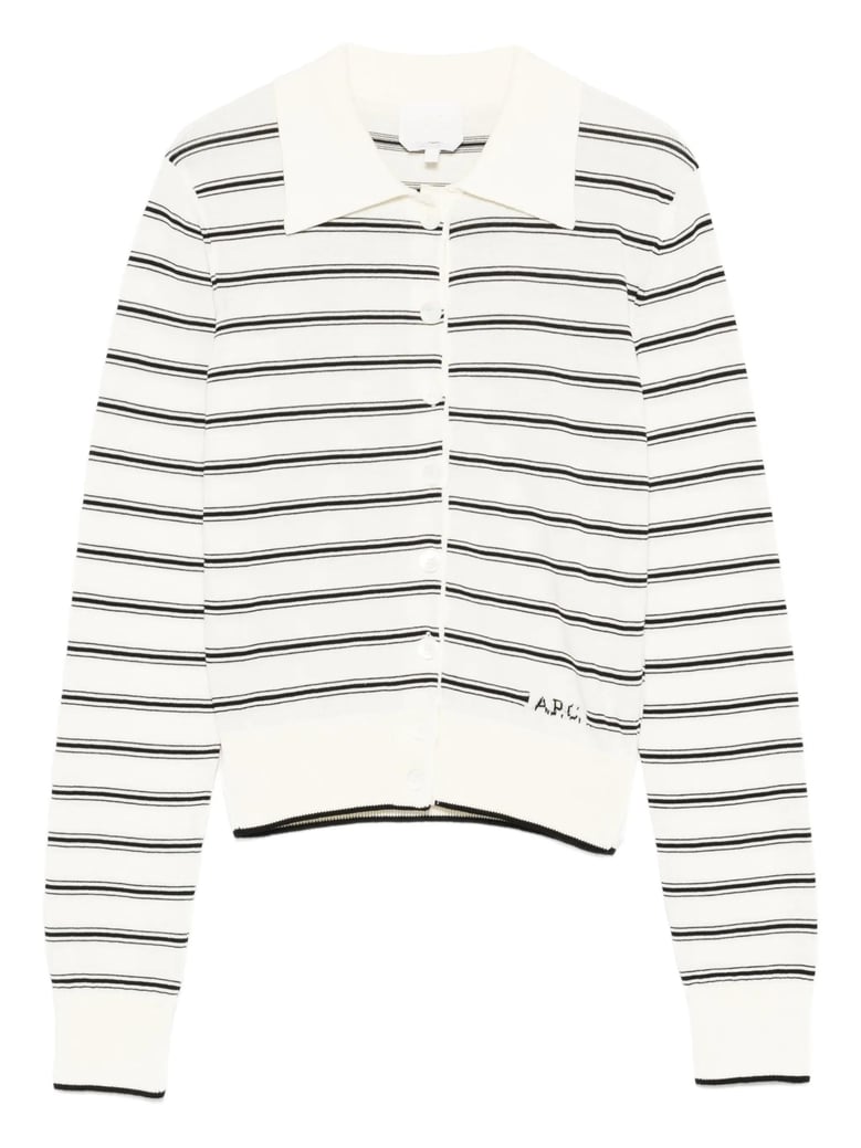striped cardigan by Selfnex