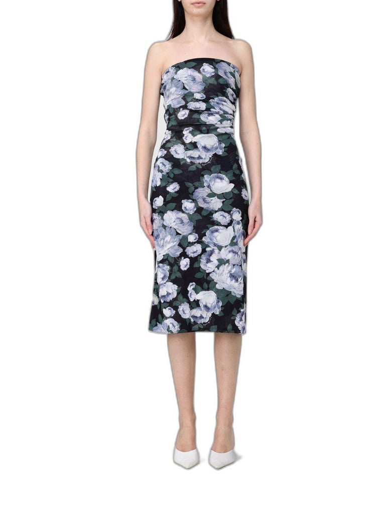 floral mesh dress by Selfnex