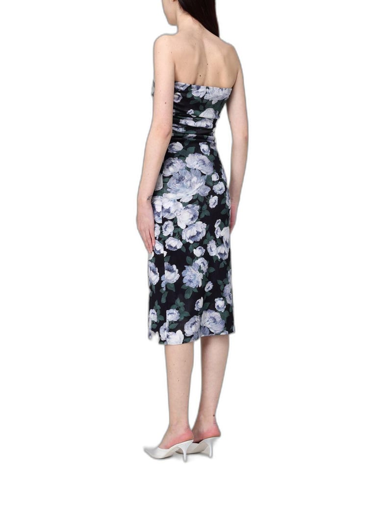floral mesh dress by Selfnex