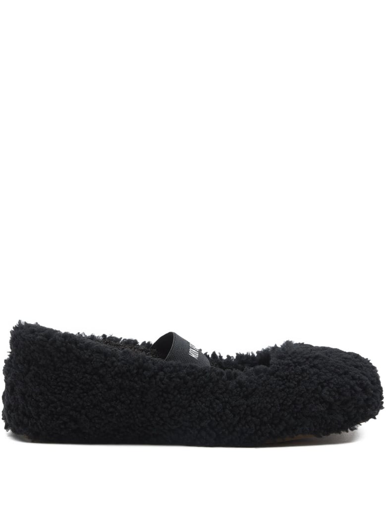 shearling ballerinas by Selfnex