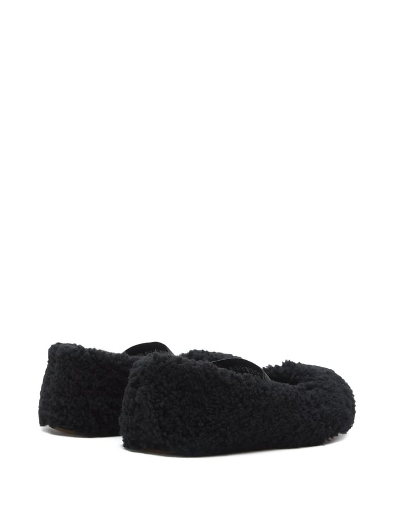 shearling ballerinas by Selfnex