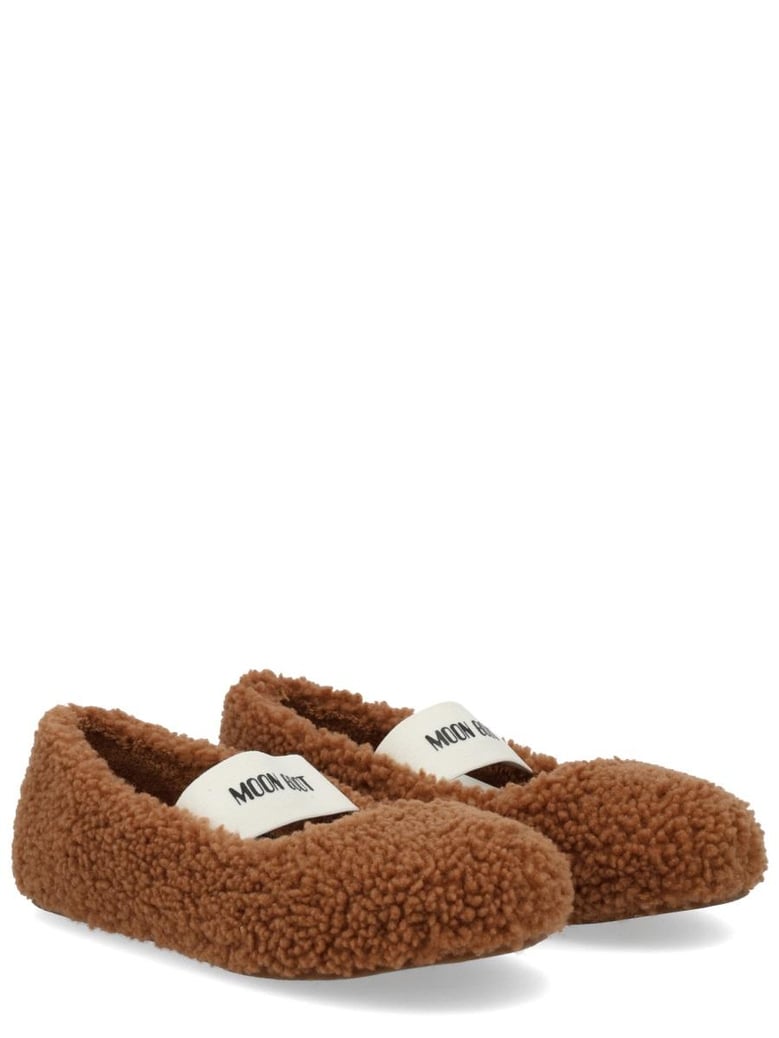 shearling ballerinas by Selfnex