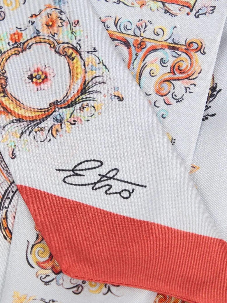 silk paisleyina with logo and floral paisley motif by Selfnex