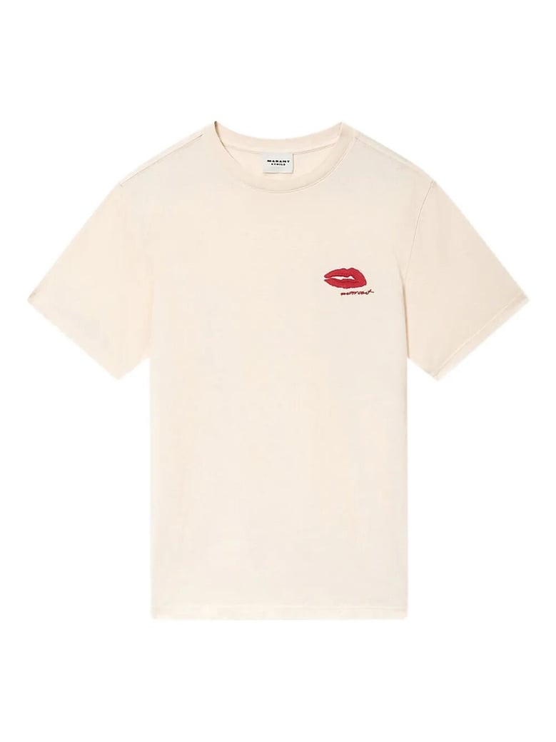 ecru cotton t-shirt by Selfnex