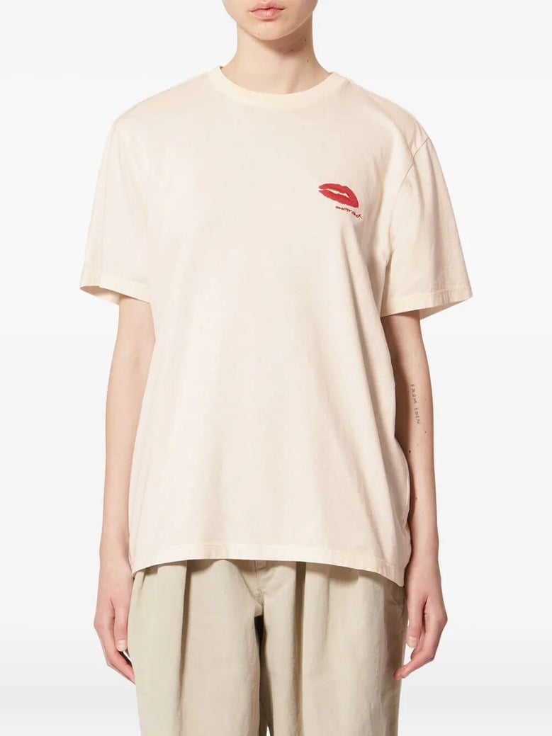 ecru cotton t-shirt by Selfnex