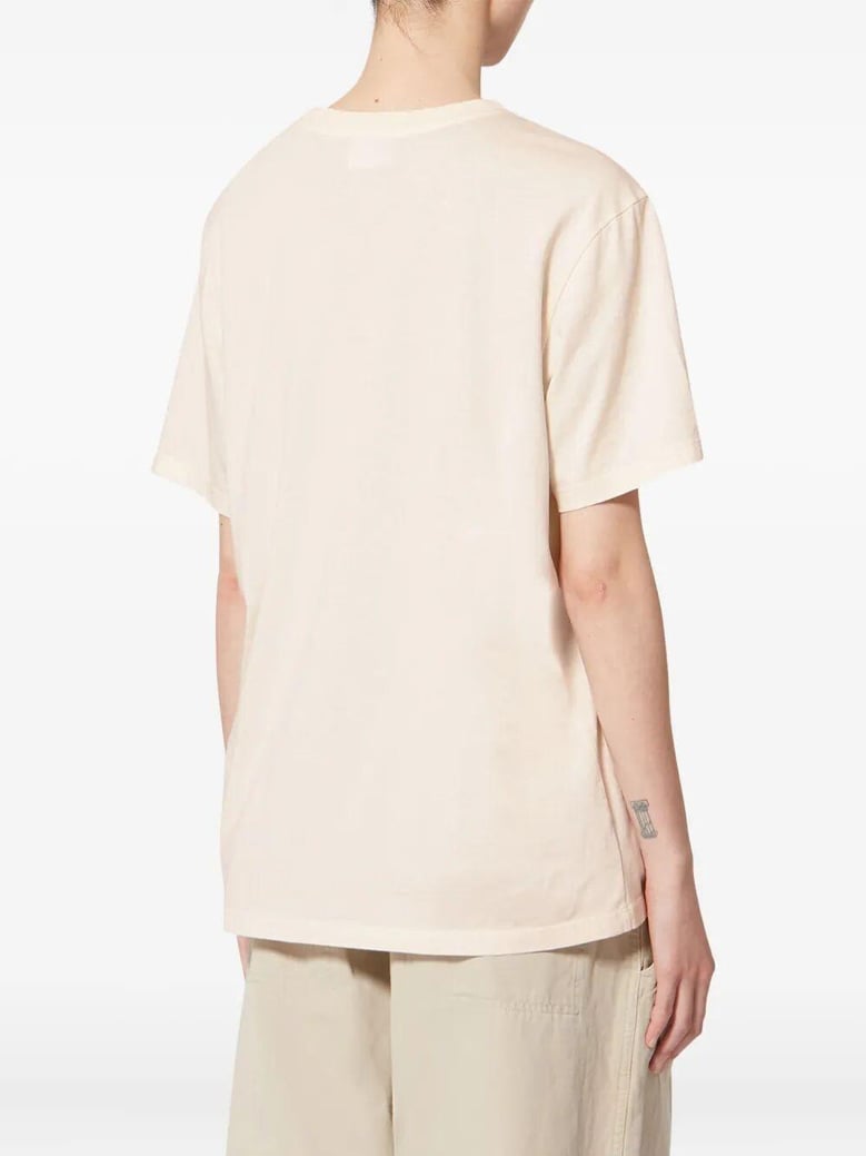ecru cotton t-shirt by Selfnex