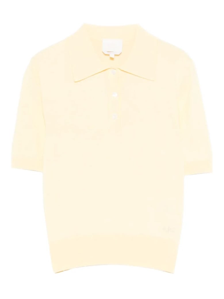 cotton polo shirt with jacquard logo by Selfnex