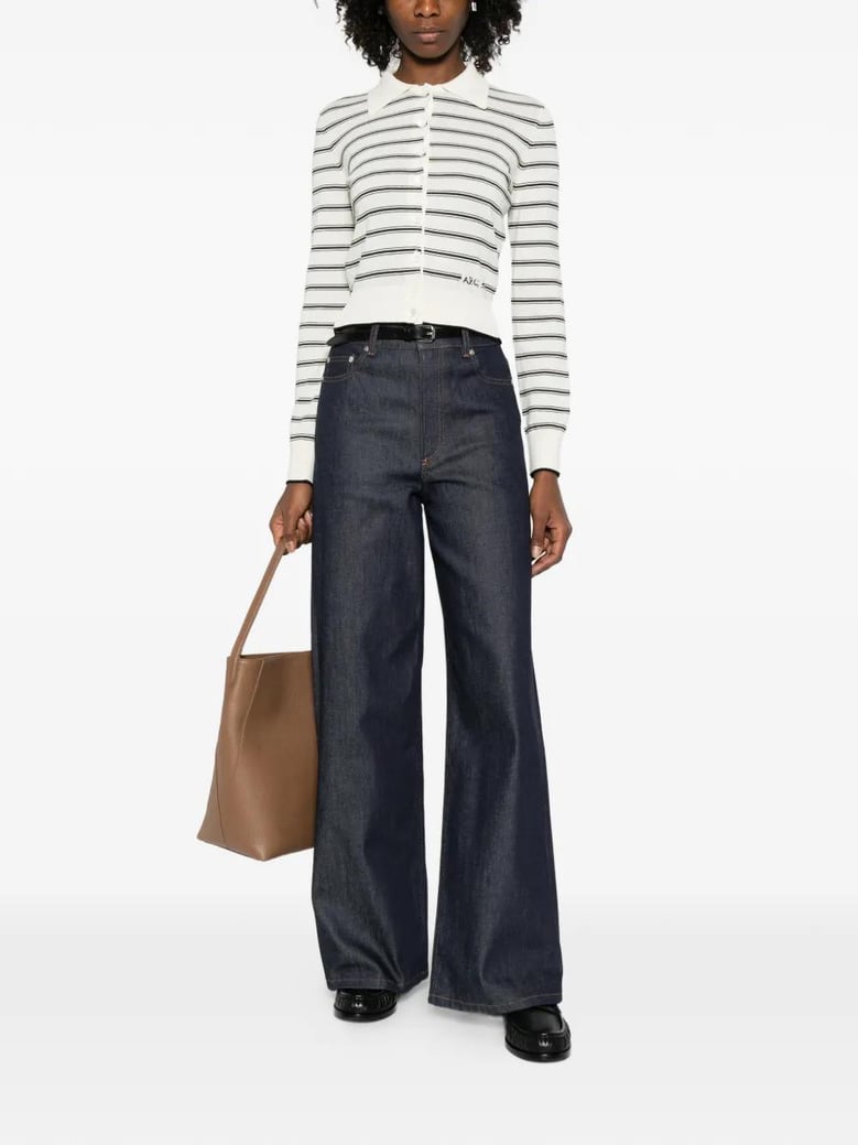 striped cardigan by Selfnex