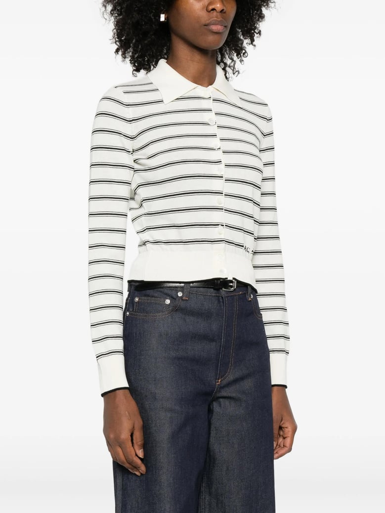 striped cardigan by Selfnex