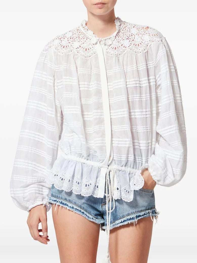 white cotton t-shirt by Selfnex