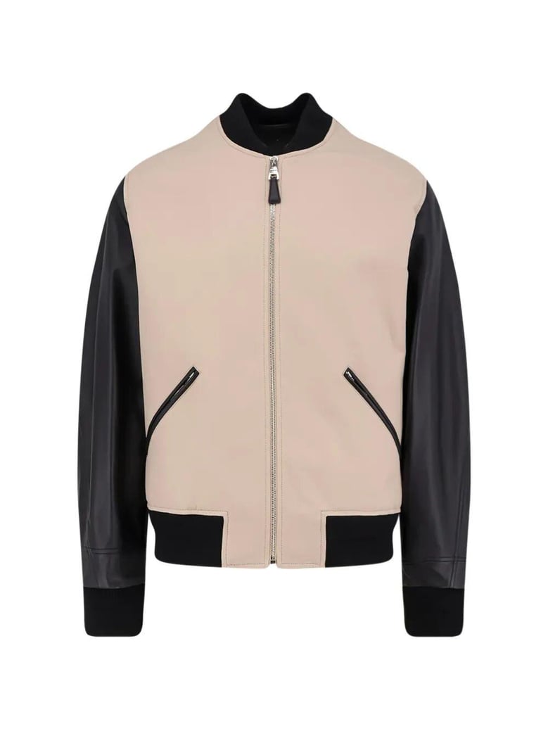 panelled bomber jacket by Selfnex