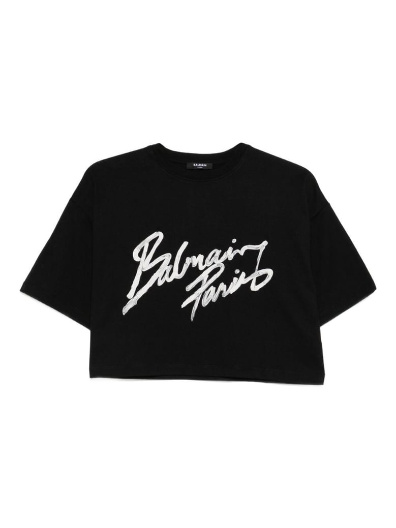 paris bulky cropped t-shirt by Selfnex