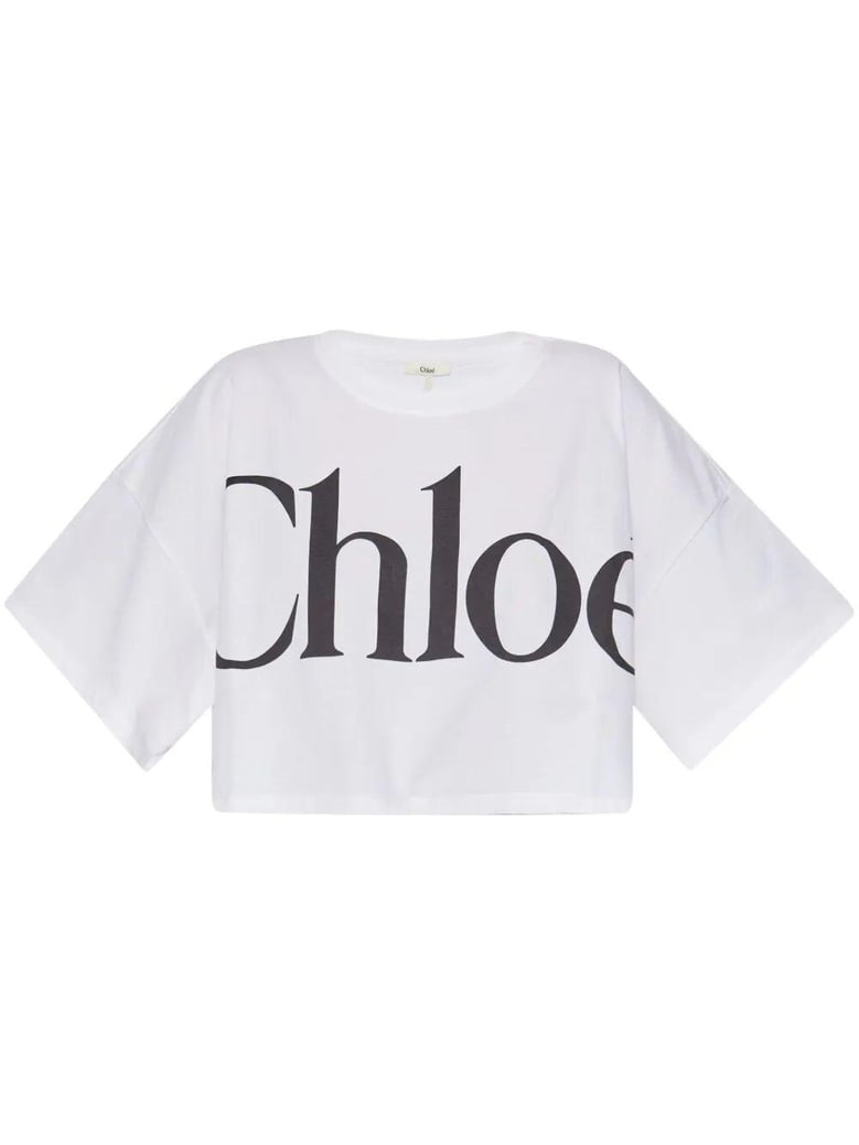 classic printed oversized cropped t-shirt by Selfnex
