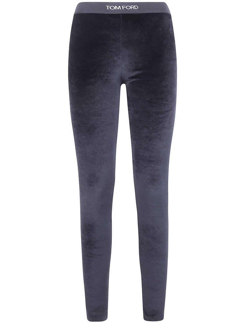 stretch lustrous velour leggings by Selfnex