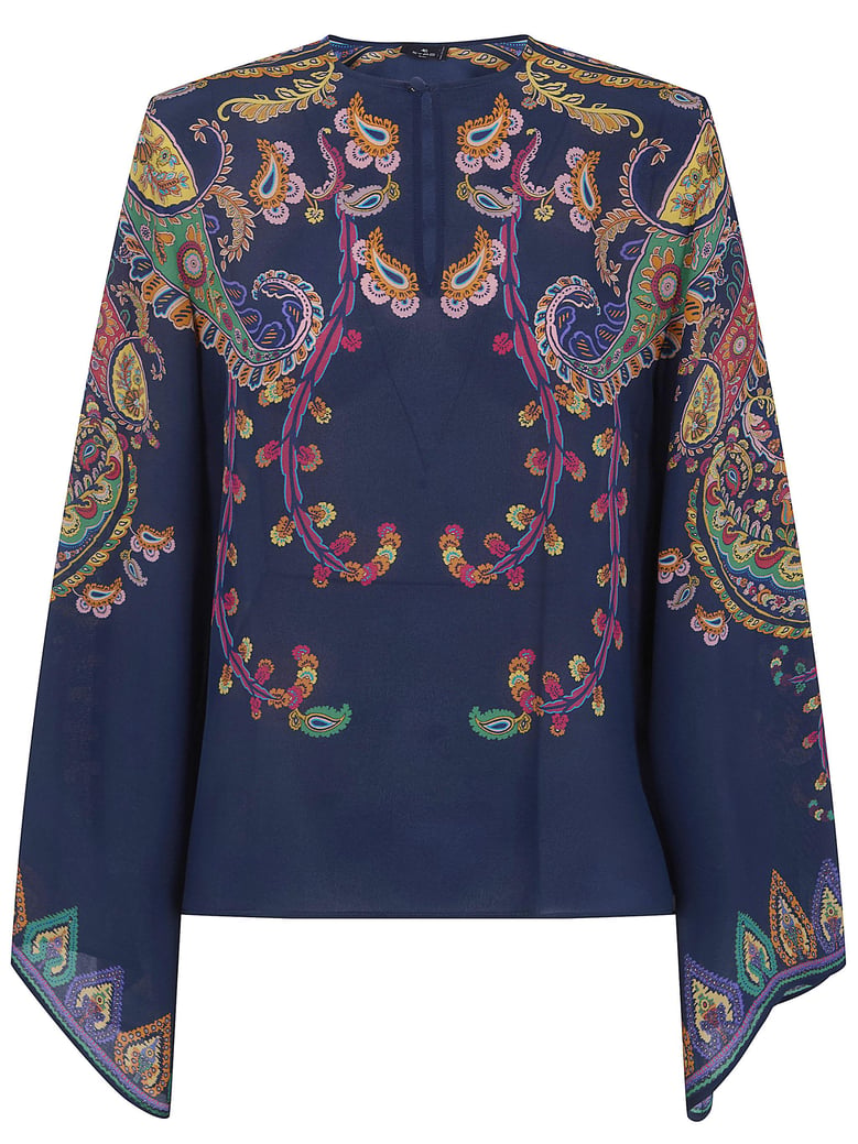 printed scarf cape by Selfnex