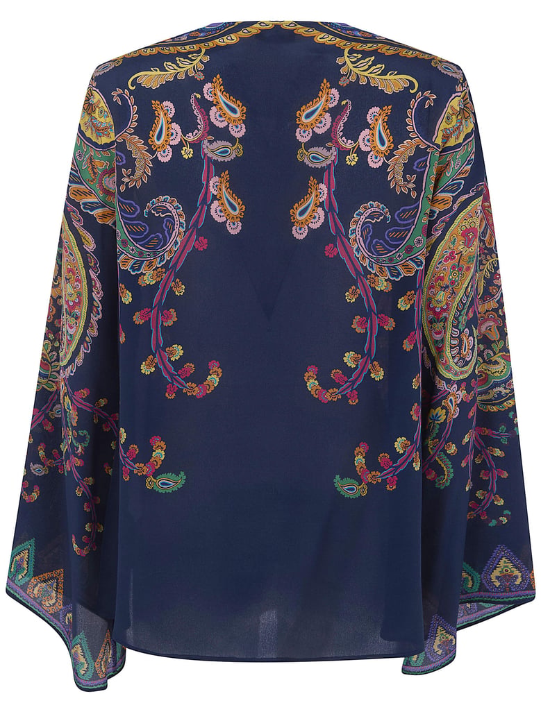 printed scarf cape by Selfnex