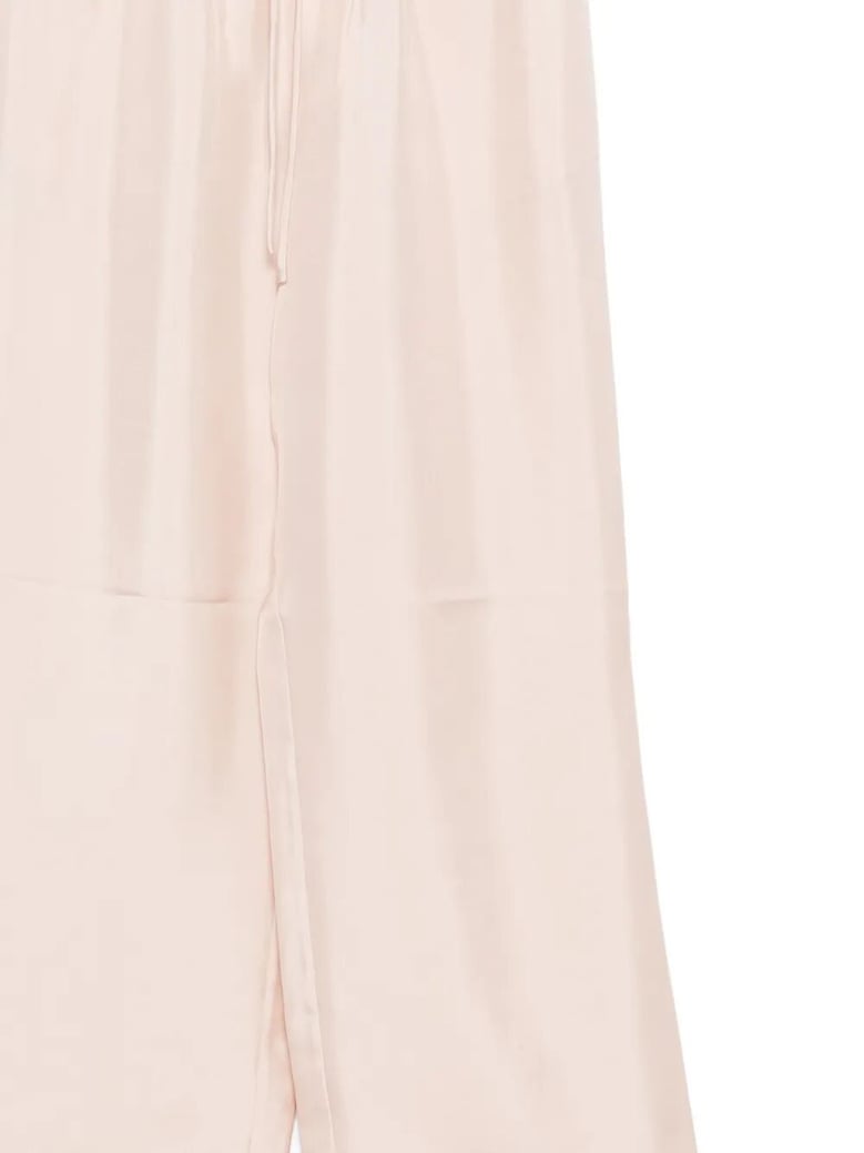 relaxed silk trousers by Selfnex